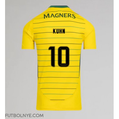 Camiseta Celtic Nicolas Kuhn #10 Visitante Equipación 2024-25 manga corta Camiseta Celtic Nicolas Kuhn #10 Visitante Equipación 2024-25 manga corta